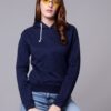 Navy Blue Sweatshirt For Women